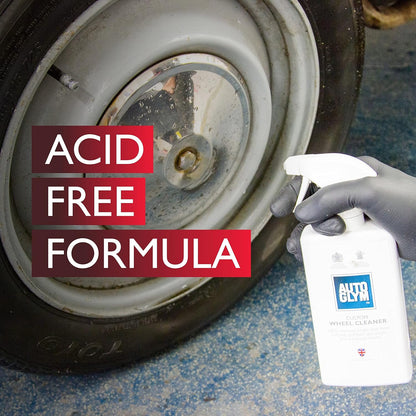Custom Wheel Cleaner, 500Ml | Acid-Free Alloy Wheel Cleaner Spray – Safe for All Wheel Types, Effectively Removing Brake Dust, Dirt & Road Grime